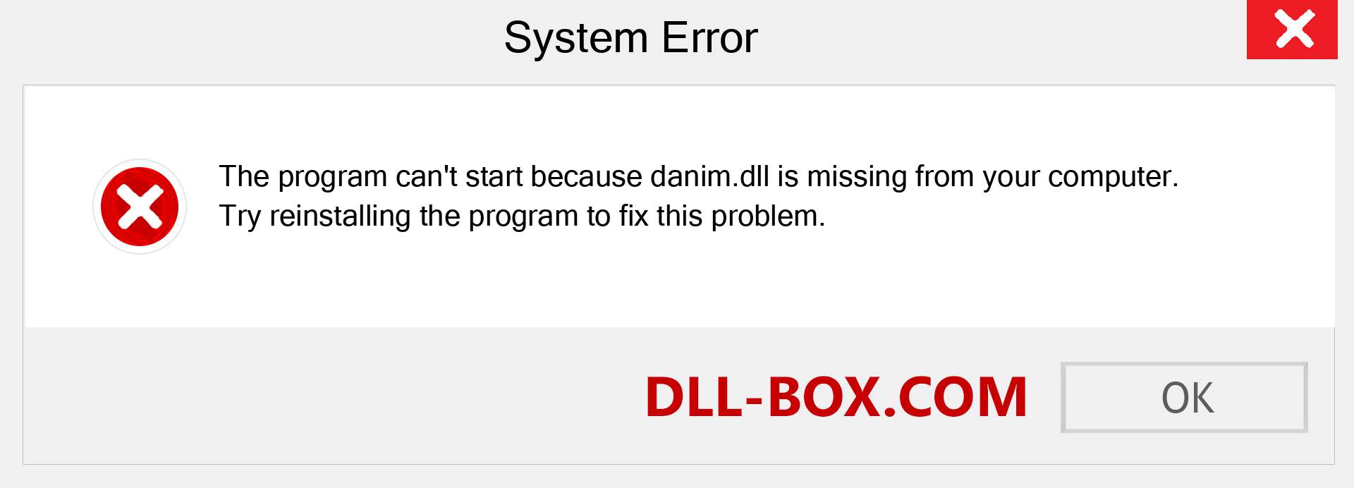  danim.dll file is missing?. Download for Windows 7, 8, 10 - Fix  danim dll Missing Error on Windows, photos, images